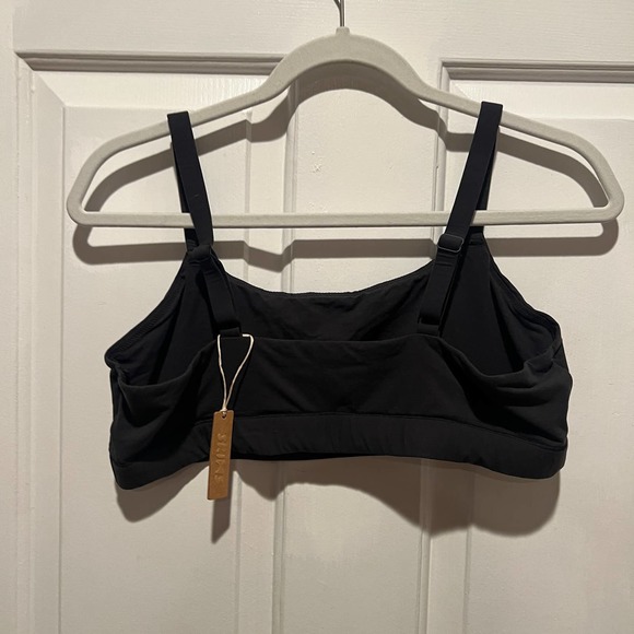 Nwt SKIMS Scoop Black Bra Noir 3x - Picture 6 of 6
